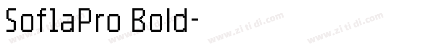 Sof1aPro Bold字体转换